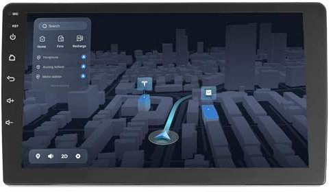 9 Zoll Autoradio, IPS Carplay Autoradio mit GPS -Navigation, Android Auto Bluetooth Freisprecheinrichtung, Bluetooth Autoradio mit Bildschirm für Mittelkonsole der Meisten Autos（2G+64G）