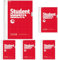 Brunnen 1067942 Notizblock/Collegeblock Student (A4, kariert, 70 g/m², 80 Blatt) (Packung mit 5)