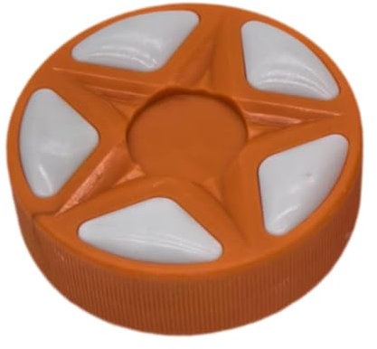 perfk Roller Hockey Puck Hockey Ball Indoor Outdoor Offizielles Spiel Sport Ersatz Training Ausrüstung Übung, Orange