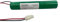 Batteria per Lampade di Emergenza, 3,6 V 2200 mA NIMH, Compatibile con Beghelli, OVA, Relco, Schneider-Electric, Connettore Molex