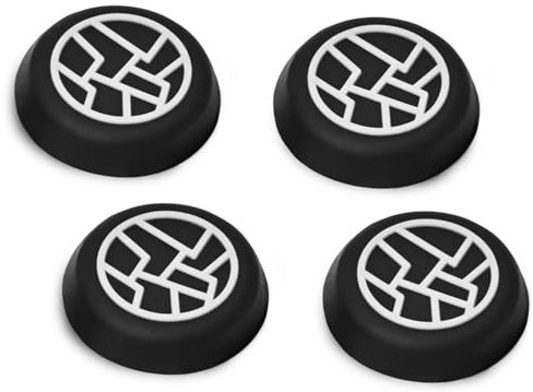 Crazy Diy – Lot de 4 protections antidérapantes en silicone pour manette de PS5, PS4, Xbox 360, Xbox One, Switch Pro, Switch 2, blanc