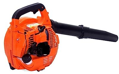 Tragbare Benzinmotor-Zweitakt-Schneefräse, EB260 Baustelle, die Staub bläst, landwirtschaftliche Haushaltsfeuerlöschung(Orange)