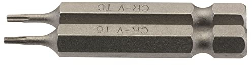 Draper 66481 T6 1/4 Hex Draper TX-Star® Insert Bit 50mm Long (2 Piece)
