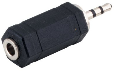 Audio Adapter 2,5mm Stereo Stecker / 3,5mm Stereo Buchse