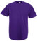 Fruit of the Loom Men's Short-Sleeved T-Shirt - Purple XXL