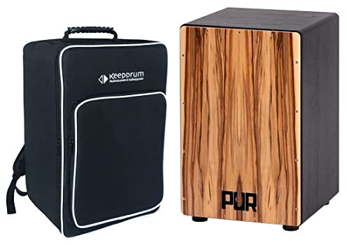 PUR Cajon Vision SP Satin Nut + keedprum Tasche
