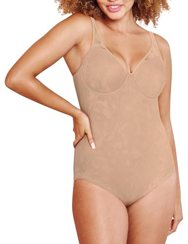 Bali womens Ultra Light Briefer Fajas Df6552 Shapewear Bodysuit, Nude, 38C US