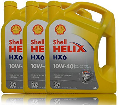 Shell Helix HX6 10W-40 3x5 Liter