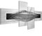 Runa Art Bild XXL 4 Teilig Abstrakt 200 x 100 cm Kunstdruck auf Vlies Leinwand Wanddeko Wohnzimmer Schlafzimmer 103041c