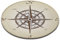 LB Round Area Rug Spielmatte, Segeln, Kompass, Wohnzimmer Schlafzimmer Badezimmer Küche Kinder- / Babyzimmer Weiche Teppich Bodenmatte Home Decor, 60x60CM