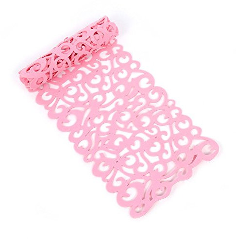 Ftvogue Filz-Tischläufer, rechteckig, hohl, Tischsets, Haushaltsdekorationen, 101,88 m, 7 Farben