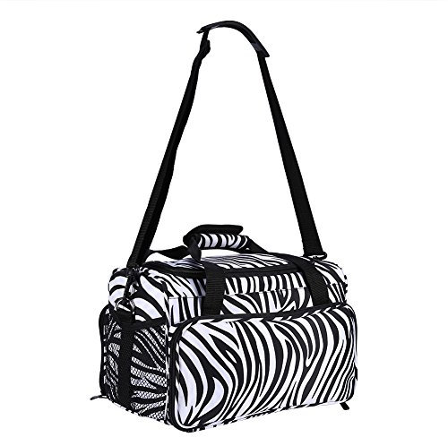 hairdressing bag, Yuyte Zebra Stripe Handbag Hairdressing Tools Bag Portable Scissors Comb Holder Bag Hairstyling Case