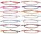 14 x Friendship Colorful Bracelets - GOODCHANCEUK Handmade Wave Bracelet Adjustable Braided Friendship Cord Bracelet for Women Teen Girls Set#1