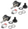 VUNIVERSUM 2X Stück Premium 2Pin 2 Position EIN Aus SPST Kippschalter Wippschalter Schalter mit Wasserdicht Schutzkappe für Boot Car KFZ Auto PKW Buggy Wohnmobil Wohnwagen On Off DIY AC DC 250V 15A
