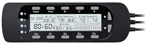 Repti-Zoo EZ Thermo-Hygro-Timer-Steuerung - Thermo/Hygrostat mit einem zweiten Timer