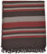 Orientalhaus Tagesdecke Nepal Bettüberwurf Baumwolle Wandbehang Vorhang Überwurf Decke Wohndecke (Braun-Weinrot-Grau)