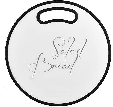 30 Cm Schneidebrett Kunststoff Rund Servierbrett Frühstücksbrett, Küchenbrett Rutschfest, Frühstücksbrettchen Schneidebretter Spülmaschinenfest, Für Obst/Gemüse/Fleisch