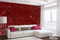 Vlies Fototapete ROTER MARMOR 375 x 250 cm (inkl. Kleister) - Vlies Tapete, Wandtapete, Wandbilder - Tapete für Wohnzimmer Schlafzimmer, Büro, Küche - Montagefertig