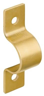 DMX - Augplatte Zurröse Zurrgurte Spannringe Zurring Wandöse Ösenplatte für Wandbefestigung, Deckenbefestigung, zur Befestigung von Möbeln, Regalen an der Wand, 2 Stück - SP - Golden, 59x16x15 mm