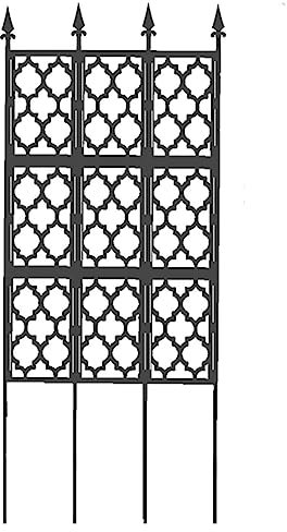 Treillis De Clôture De Jardin Pour Plantes Grimpantes Légumes Fruits, 150 190 230 270 Cm De Haut, Panneau De Treillis De Support De Plantes Pliable, Pour Pelouse, Terrasse, Décoration En Pot(Size:85cm