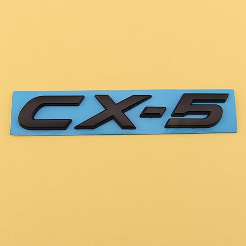 Abzeichen Logo für Mazda Artez Enxela CX 4 CX5, Buchstaben Wort Emblem-Aufkleber,Autoaufkleber Sticker Emblem,Auto Emblem Abziehbilder Styling Dekoratives Emblem,CX 5-B Black