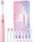 TEETHEORY Electric Toothbrush for Adults with 8 𝐁𝐫𝐮𝐬𝐡 𝐇𝐞𝐚𝐝𝐬, Sonic Electric Toothbrush with 40000 VPM Deep Clean 5 Modes, Rechargeable Toothbrushes Fast Charge 4 Hours Last 30 Days