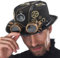 Hut Zylinder Steampunk | Zylinder Hut Mit Brille | Steampunk Hut Gothic Zylinder | Gothic Steampunk Hut | Viktorianischer Zylinder | Viktorianischer Hut Zylinder