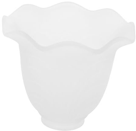Glaslampenschirm mit 4,2cm Loch E27, Umgekehrte Öffnung
