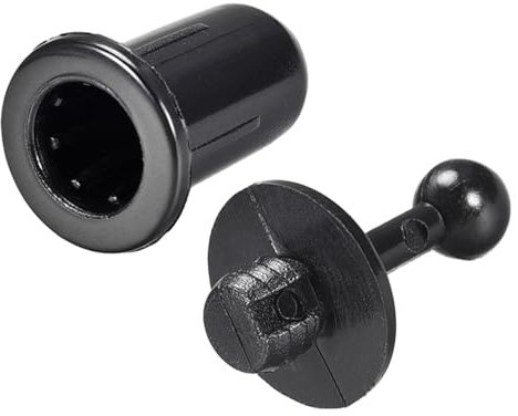 Rebower Speaker Small Peg Kit Durable Peg,[for Small Speakers, Bookshelf Boxes ] - Dia 6mm/Black/8 Set