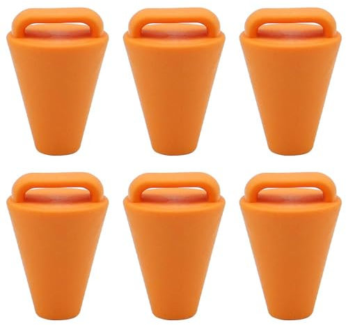 Namvo 6pcs Kayak Scupper Stopper, Kit TPE Kayak Bungs Drain Holes Stopper Bung with Handle, Essential Accessories for Leak-Free Kayaking