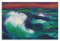 QINGYUAN Emil Nolde Roaring Sea Poster, Bild, Druck, Leinwand, Poster, Wandkunst, moderne Wohnkunstwerke, 40 x 60 cm