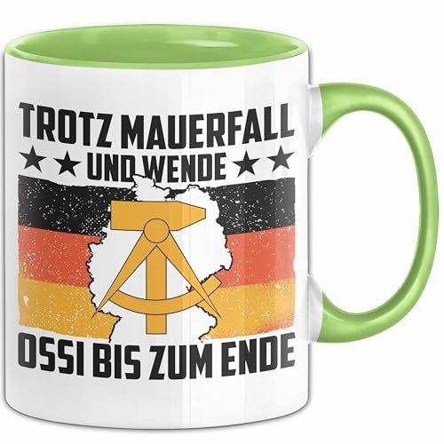 Ddr Tasse Geschenk Ossi Geschenkidee Ostdeutschland Deutschland (Grün)