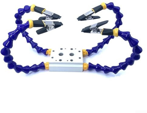 Adjustable Third Hand Tool for Precision Work, Welding Table Clamp (4 claws)
