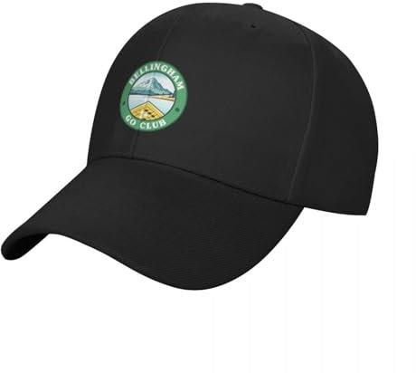 HEBUOUI Herren Schwarze Baseballkappe Bellingham Go Baseballkappe Kinder Hut Schutzhelm Angelmütze Junge Kind Damen personalisierte Geschenke für Männer