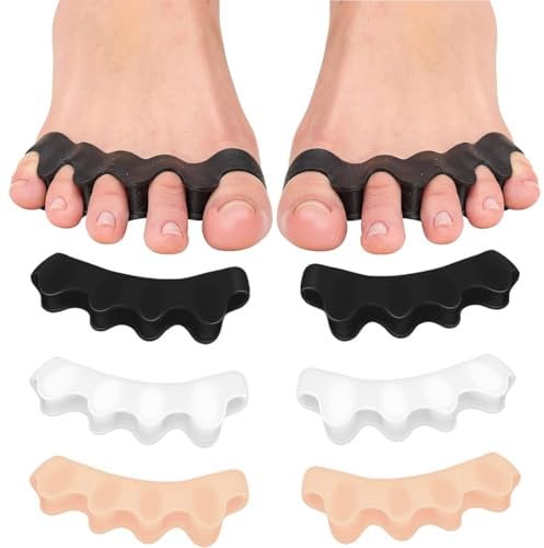 Separatore Dita Piede, 6 Pezzi Distanziatore Dita Piedi Per Dita Sovrapposte Di Uomini E Donne, Distanziatori Dita Piedi Per Ripristinare Le Dita Dei Piedi