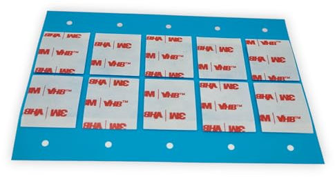 3M Klebeband transparente doppelseitige Klebepads VHB 4910 EXTRA STARK mit Abziehlasche (25mm x 25mm - 20 Stück)