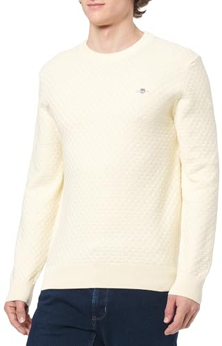 Gant Herren Micro Texture C-Neck Pullover