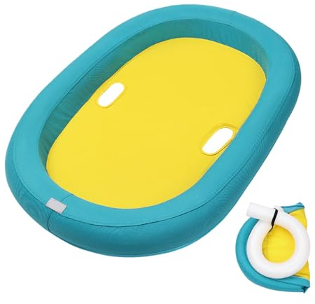 Pet Float Float Raft - Hund Schwimmendes Reihenbett | Hund Pool Float | Aufblasbarer Hundepool Floß, Haustier Luftmatratze Schwimmbad S-trand Spielzeug