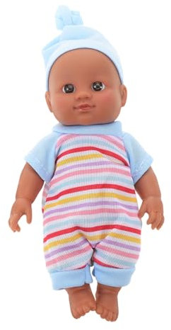 SKISUNO Realistisches Babypuppe Aus Vinyl Bewegliche Detailreiche Nachbildung Für Kleinkinder Als Spielzeug Oder Für Neugeborene