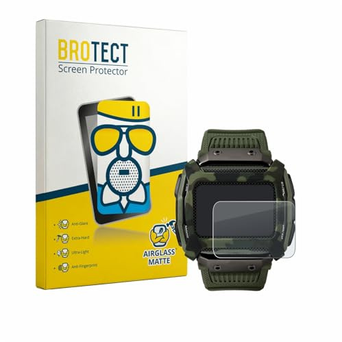 BROTECT Entspiegelungs Schutzglas für Timex Command Shock Schutzfolie Panzer Folie Glas Matt [Extrem Kratzfest 9H, Anti-Reflex, Anti-Fingerprint]