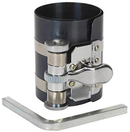 Sealey Vs156 Piston Ring Compressor 75Mm