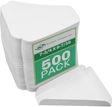 SCT 1480 Paperboard White Pizza Slice Wedge, 8-7/16 Length x 7-3/4 Width (Case of 500)