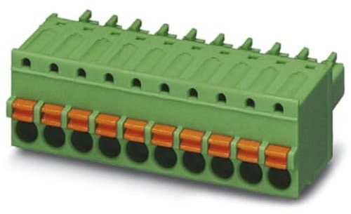 PHOENIX CONTACT FK-MCP 1,5/2-ST-3,5 Leiterplattenstecker, Nennquerschnitt 1,5 mm², Grün, Anzahl der Anschlüsse 2, Artikelfamilie FK-MCP 1,5/..-ST, Rastermaß 3,5 mm, 50 Stück