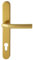 Hoppe Gold 'Birmingham' Pair Handle 92PZ or 92mm Sprung Lever UPVC Door Set, PVC PVCu Centre to centre fixings 122mm