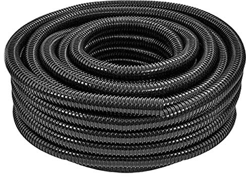 Spares2go Premium Quality 25mm Flexible Fish Pond Hose Flexi Pump Pipe (15 Metres)