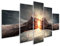 islandburner Bild auf Leinwand Zwei Fäuste Zusammenstoß Stürmischer Himmel Bilder Wandbilder Poster