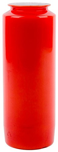 Memoriam Kompo Öllicht Nr. 93 - rot, weiß oder blau - 9 Tage Brenndauer - 20 Stück (rot)