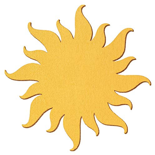 Goldene Holz Sonne - 3-50cm - Deko Basteln, Größe:15cm, Pack mit:1 Stück