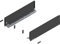 Blum Legrabox pure H K Schubladenschienen Set | 1 Paar, 40kg 500mm | Tip On Vollauszug, oriongrau