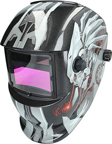 KS Tools 310.0195 Schweißer-Schutzhelm, Steel-Design